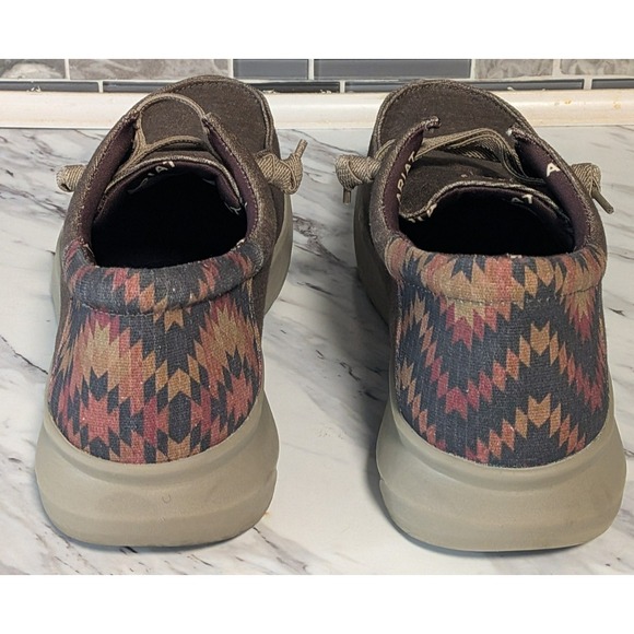 ARIAT MEN'S SOUTHWESTERN PRINT HILO STRETCH LACE CASUAL SHOE Size 11.5 - Picture 6 of 10